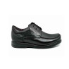 Fluchos 6276 negro - Zapatos de cordones de hombre con suela antideslizante, muy anchos, plantilla extraíble