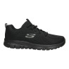 Skechers 12615 negro - Zapatillas de cordones con suela negra