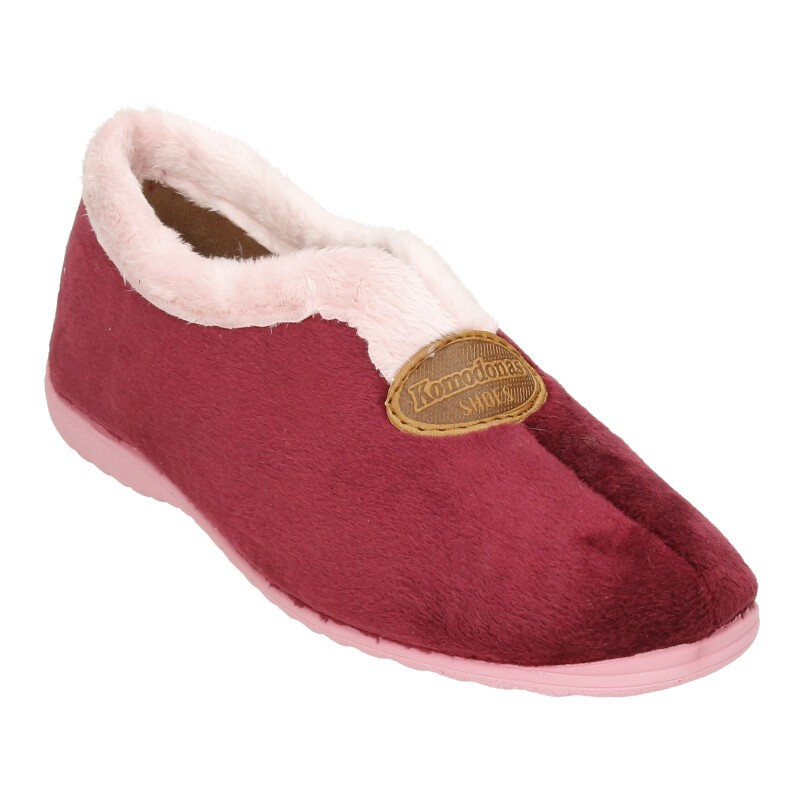 Zapatillas de casa para mujer planas muy suaves en colores combinados , tono azul