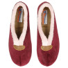 Zapatillas de casa para mujer planas muy suaves en colores combinados , tono azul