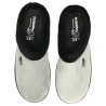 Zapatillas de casa para mujer con plantilla ultraligera pluma flex de color gris