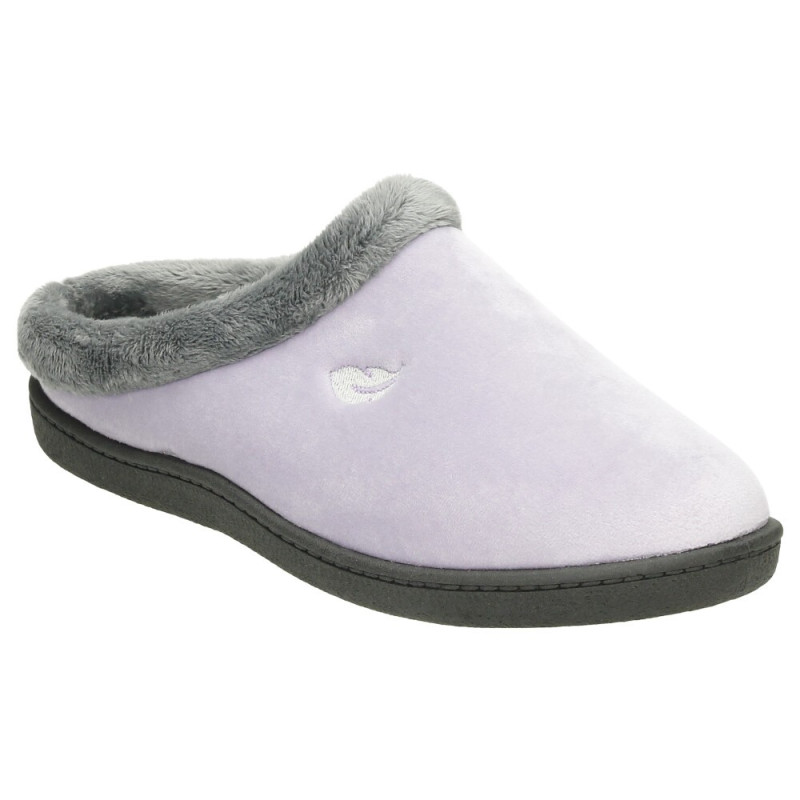 Zapatillas de casa para mujer con plantilla ultraligera pluma flex de color LILA
