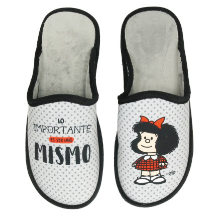 MAFALDA 2 - Zapatillas para casa con Mafalda de Quino- Producto oficial , máxima calidad