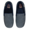 Zapatillas de casa cerradas para hombre en pana azul marino