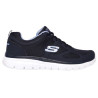 Skechers 52635 azul marino - Zapatillas de cordones para hombre con plantillas de gel