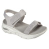 Sandalias Skechers 119247 beige - Sandalias ARCHFIT  con soporte en el arco plantar certificado por podólogos