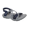 Sandalias Skechers 163112 azul gris - Sandalias anatómicas de tiras cruzadas elásticas