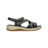 48 horas modelo 4303 - Sandalias de piel con velcro en color negro