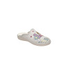 Zapatillas casa de paño en plano con bordado LOVE en arena