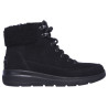 Skechers 16677 negro - Bota con cordones forradas de pelo